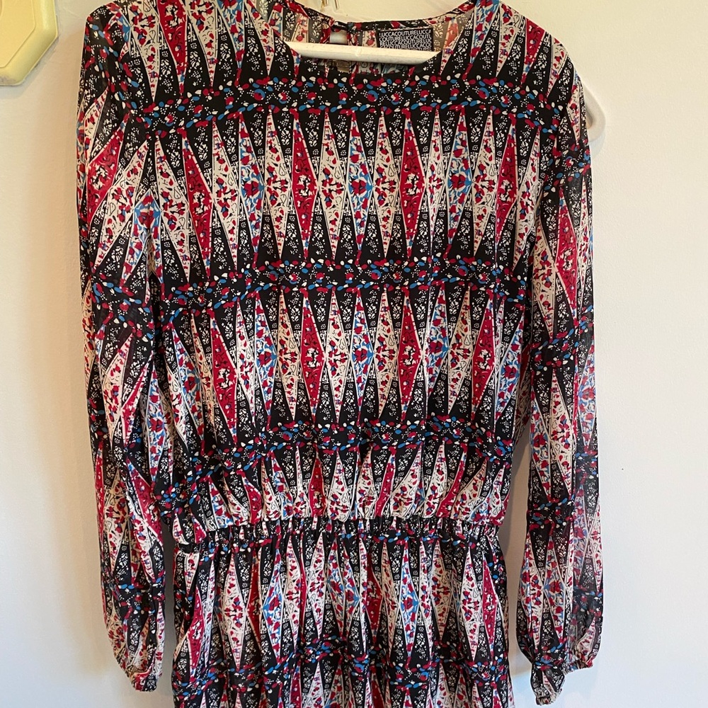 Printed romper